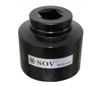 Square drive hydraulic torque wrench sockets